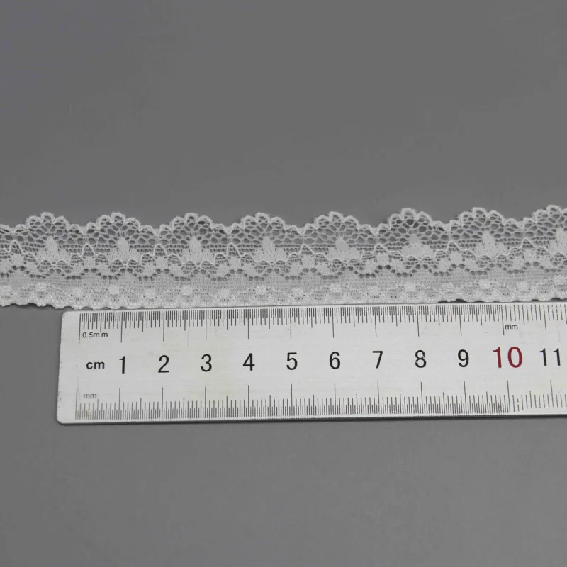 2.5cm Narrow Stretch Lace for Lingerie Straps and Decorative Accents, product detail view 6