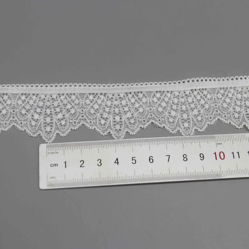 4.5cm Scalloped Edge Stretch Lace for Lingerie Waistbands and Hems, product detail view 6