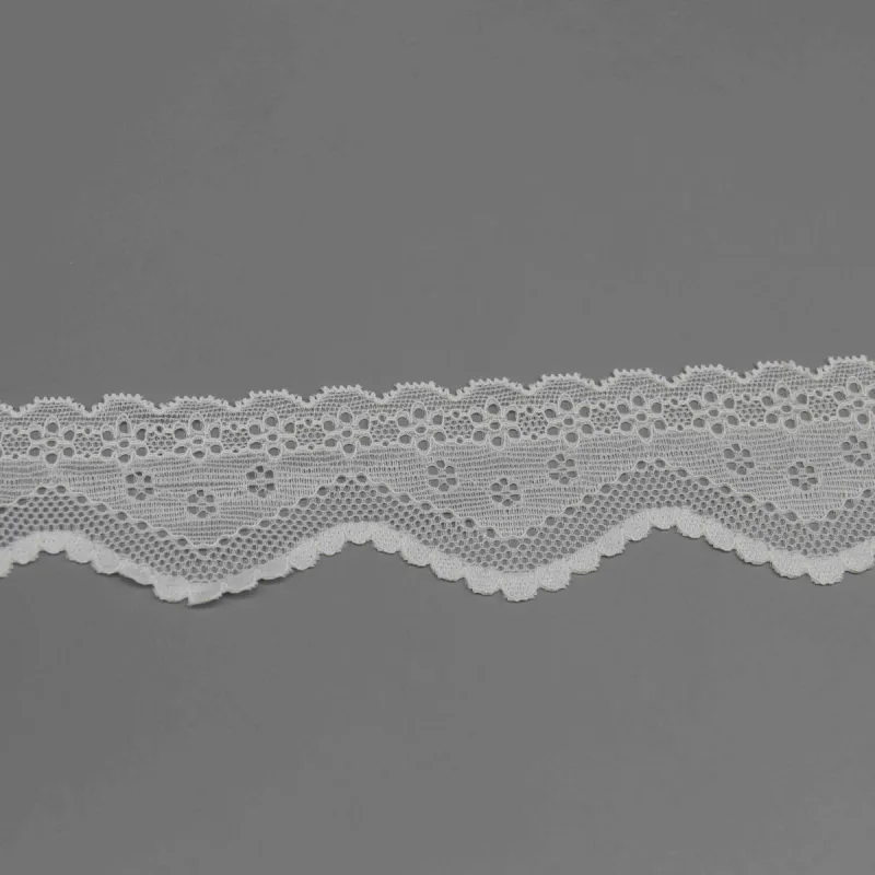 Wide Stretch Lace Trim for Bralette Bands and Apparel Inserts, product detail view 4