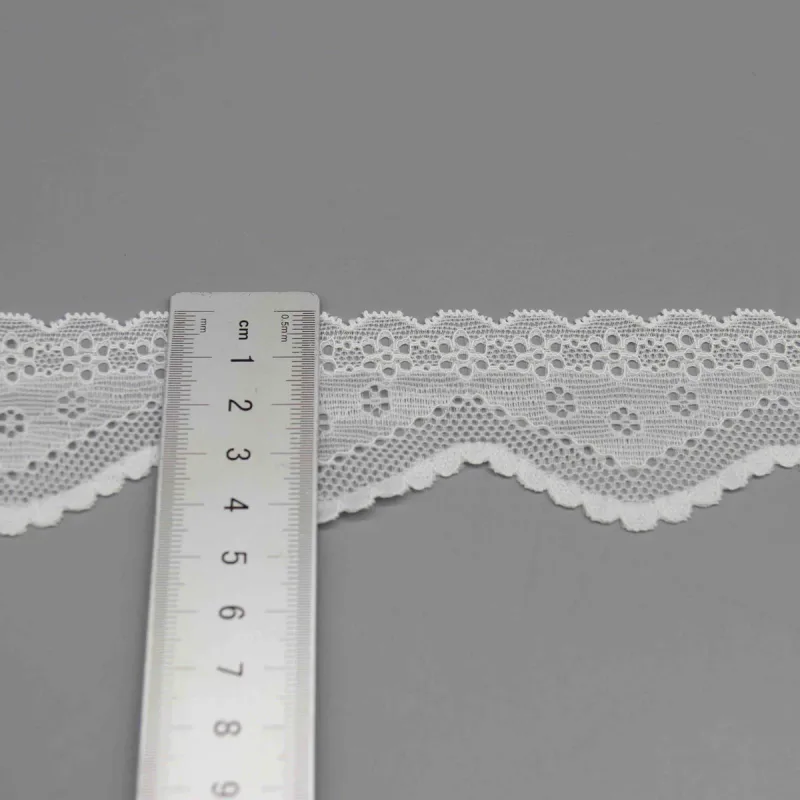 Wide Stretch Lace Trim for Bralette Bands and Apparel Inserts, product detail view 5