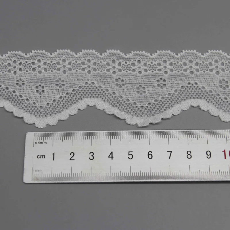 Wide Stretch Lace Trim for Bralette Bands and Apparel Inserts, product detail view 6