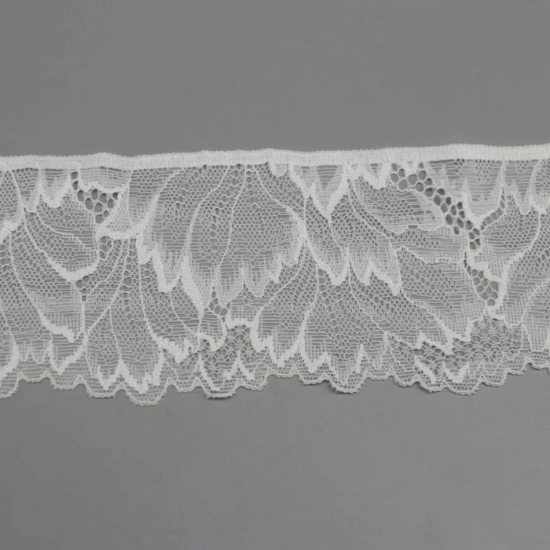 Wide Elastic Lace Trim for Contemporary Lingerie and Sportswear, product detail view 4