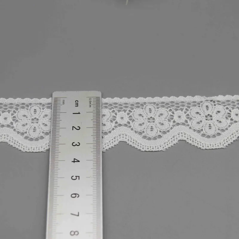 Delicate Galloon Lace Trim for Lingerie Straps and Apparel Edging, product detail view 5