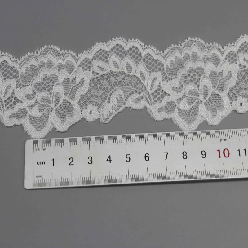 Wide Elastic Lace for Lingerie Bands and Apparel Cuffs, product detail view 6