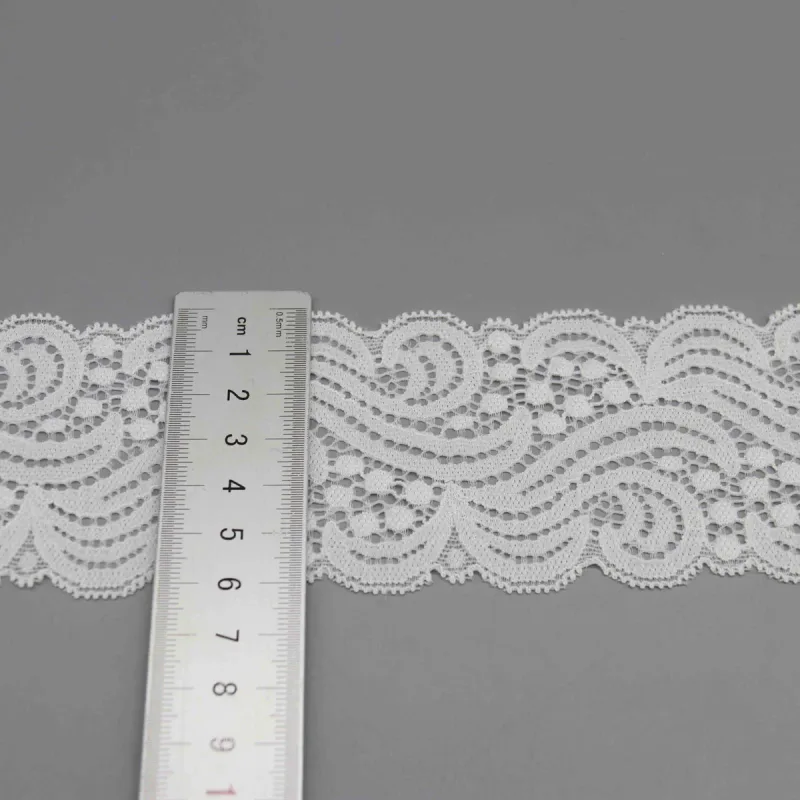 Graphic Swirl Wide Stretch Lace for Statement Lingerie Bands and Apparel, product detail view 5