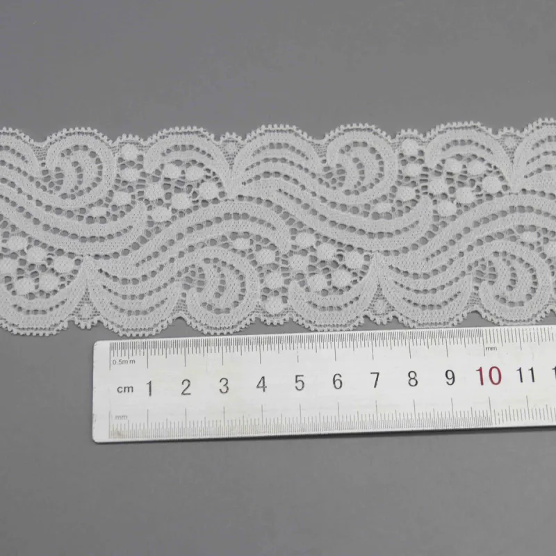 Graphic Swirl Wide Stretch Lace for Statement Lingerie Bands and Apparel, product detail view 6