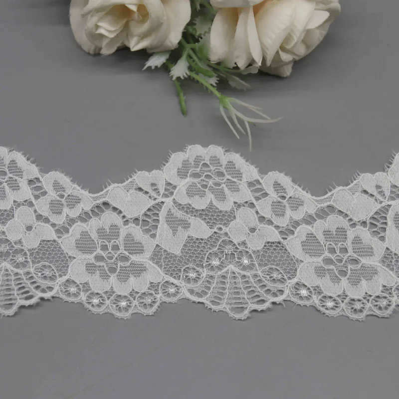 Generous Wide Stretch Lace for Lingerie Longlines and Apparel Hems, product detail view 2