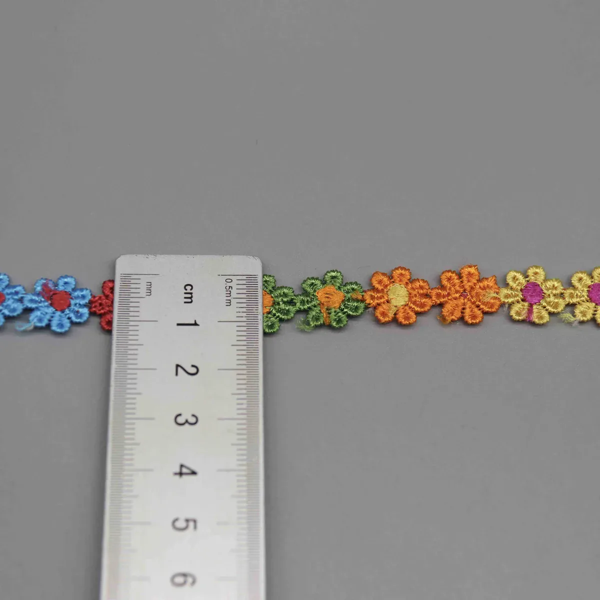 Embroidered Flower Trim for Bohemian Style Apparel and Accessories — detail view 3 Embroidered Flower Trim for Bohemian Style Apparel and Accessories — detail view 3