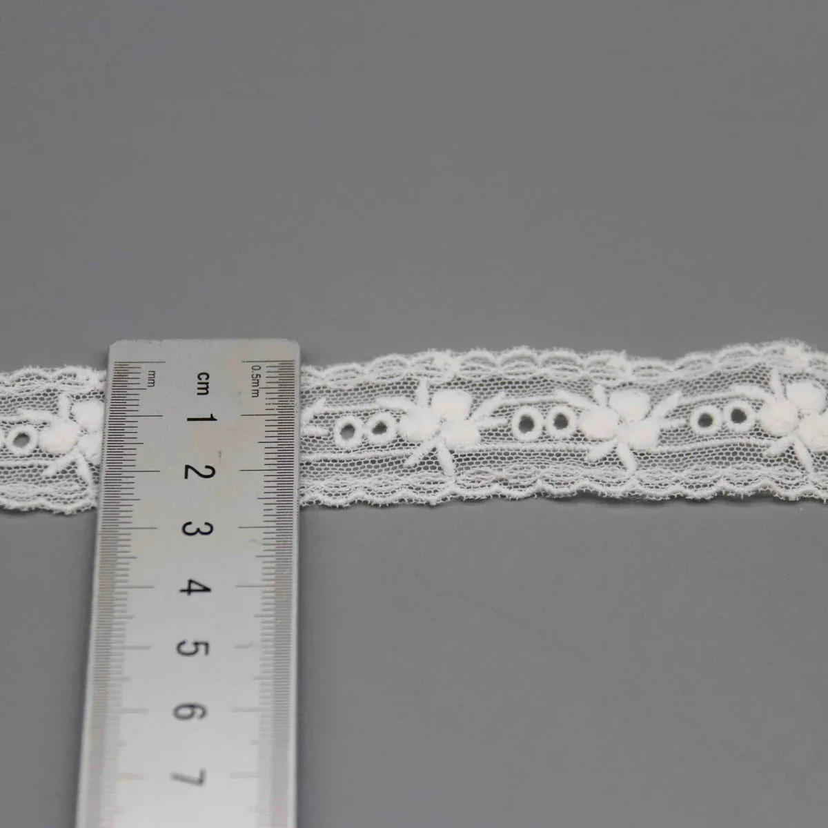 Elegant Floral and Geometric Lace Trim for Garment Embellishment — detail view 3 Elegant Floral and Geometric Lace Trim for Garment Embellishment — detail view 3