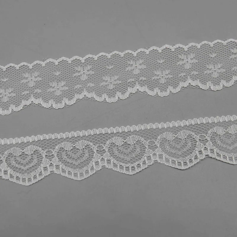 Factory Direct Nylon Lace Trim for Lingerie and Apparel Edging, product detail view 2