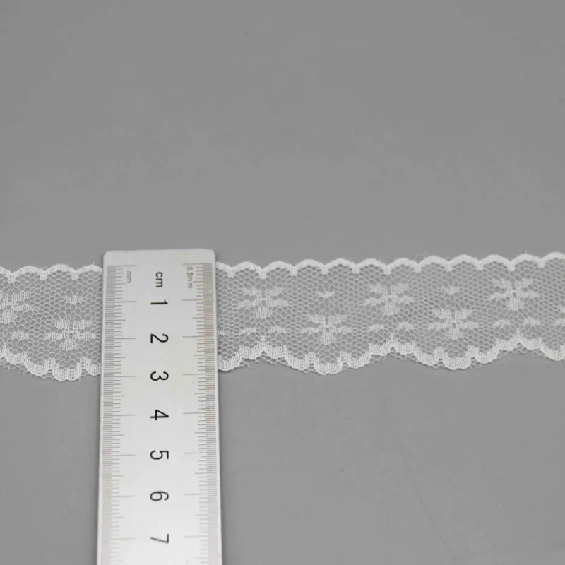 Factory Direct Nylon Lace Trim for Lingerie and Apparel Edging, product detail view 7