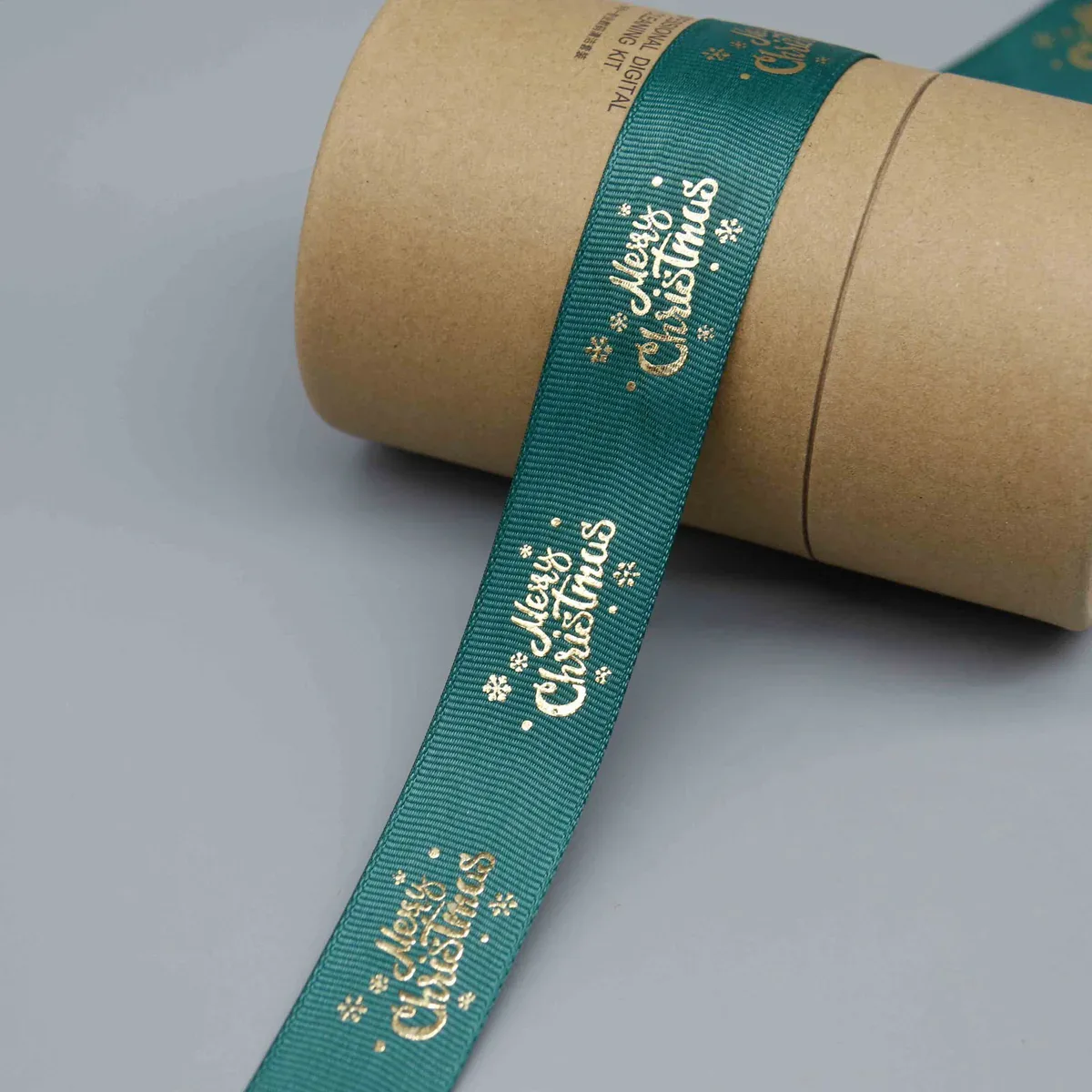Cinta de grosgrain navideña directa de fábrica para manualidades festivas — vista de detalle 2 Cinta de grosgrain navideña directa de fábrica para manualidades festivas — vista de detalle 2