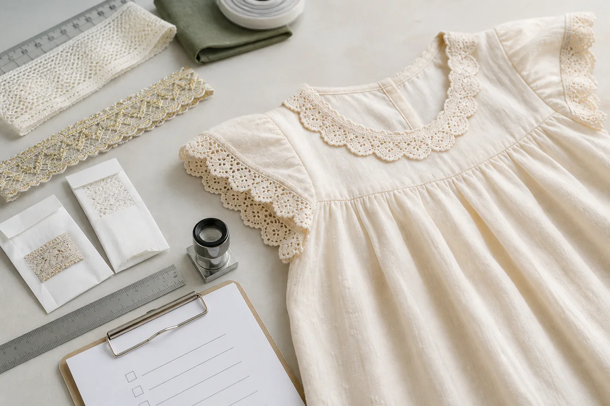 Childrenswear Lace Trim Compliance: Which Standards Bind the Trim, Not Just the Garment Childrenswear Lace Trim Compliance: Which Standards Bind the Trim, Not Just the Garment
