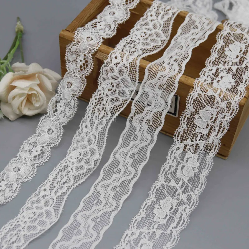 Factory Direct Stretch Galloon Lace Trim for Lingerie and Bralette Design, main product view