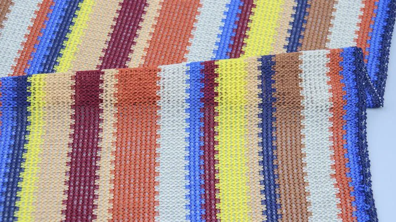 Striped Crochet Style Knit Fabric CF013 CF014 CF015 — detail 4