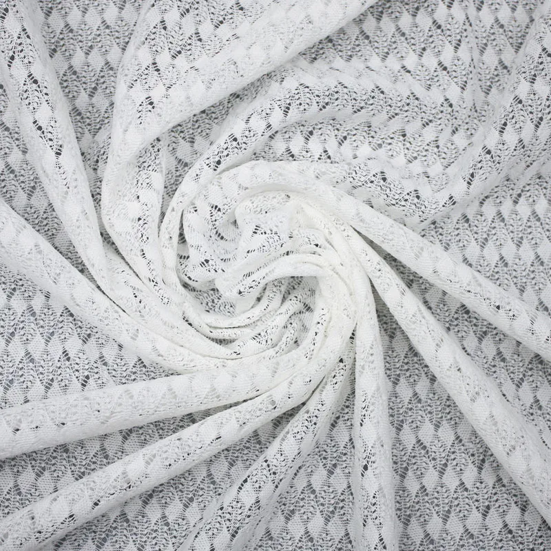 Geometrischer Tüllspitzenstoff F2306 — Detail 2