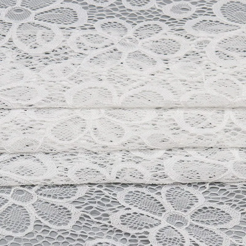 Floral Nylon Spandex Lace Fabric SY935 — detail 2