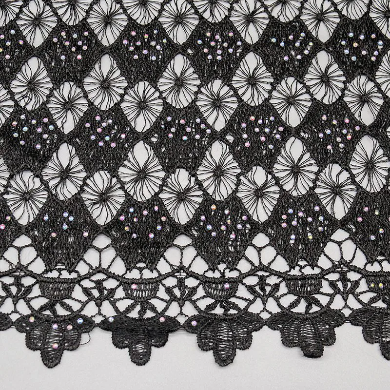 Cotton Embroidered Fabric YJ0006 — detail 2