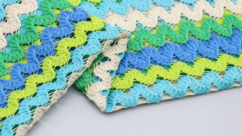 Crochet Style Lace Fabric CF009 CF010 CF011 CF012 — detail 5