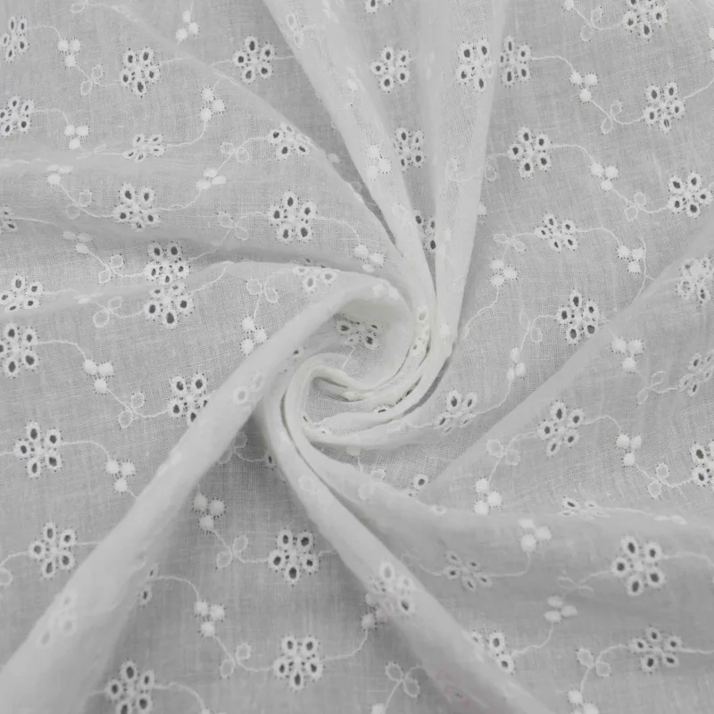 White Vine and Flower Eyelet YT26002 — detail 4