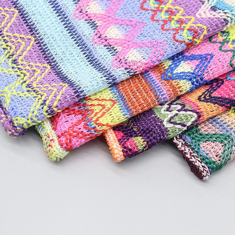 Multicolor Crochet Style Net Fabric CF005 CF006 CF007 CF008