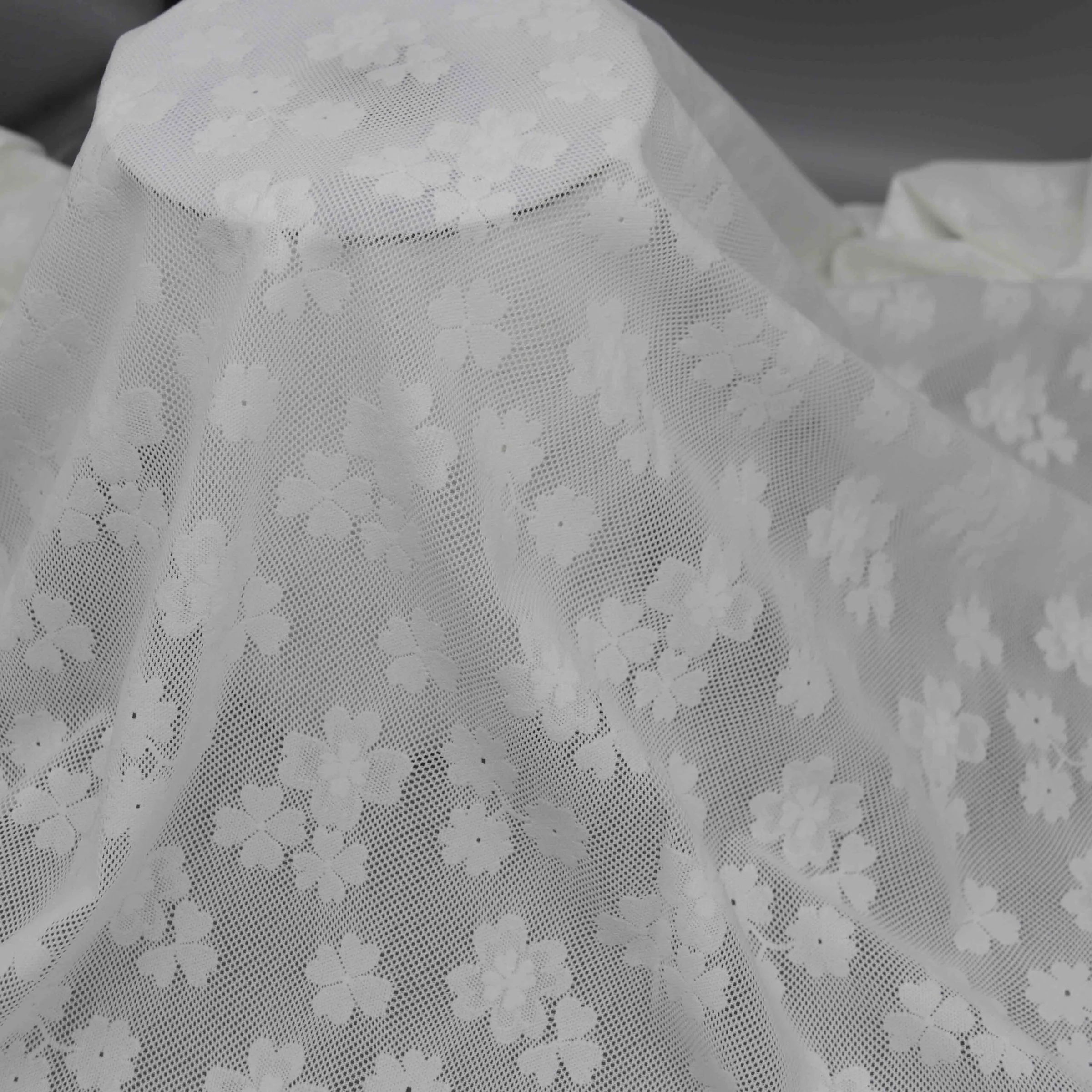 White Clover Motif Lace HY-045575