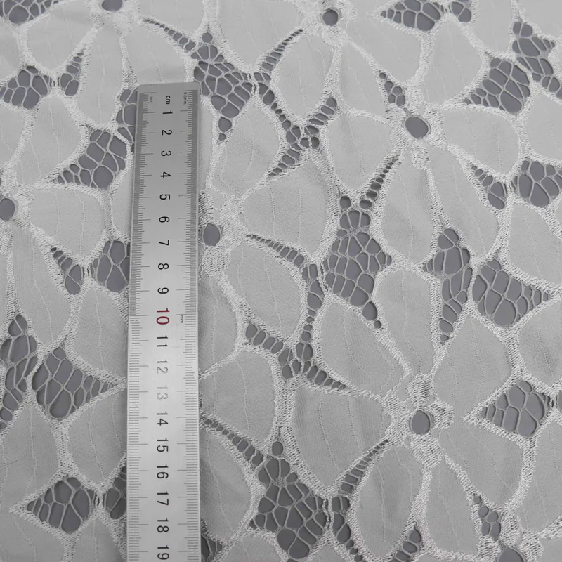 White Large Floral Openwork Lace HY-53208 — detail 6