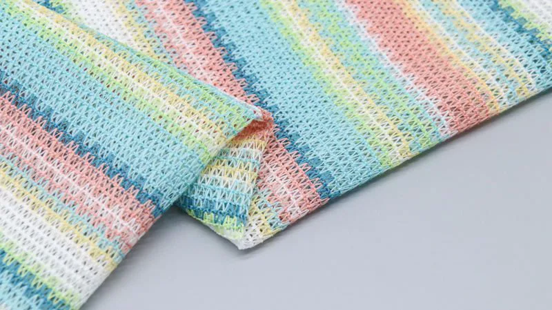 Multicolor Striped Openwork Lace CF001 to CF004 — detail 3