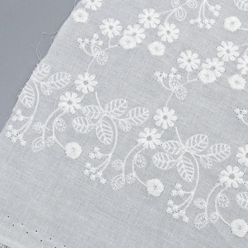 Cotton Embroidery Fabric YT-QS24668 — detail 3