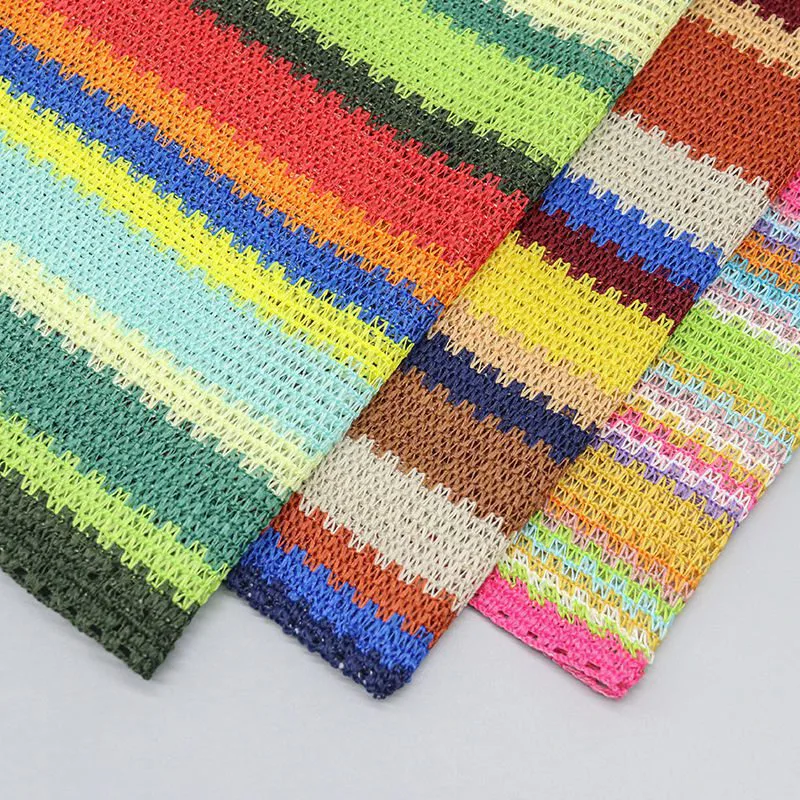 Striped Crochet Style Knit Fabric CF013 CF014 CF015 — detail 2
