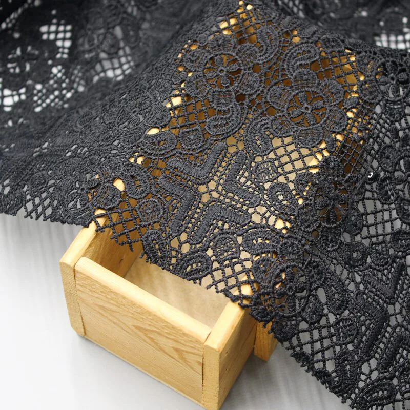 Raised Floral Lace Fabric KS-1192 — detail 4
