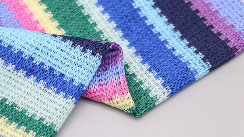 Multicolor Striped Openwork Lace CF001 to CF004 — detail 6