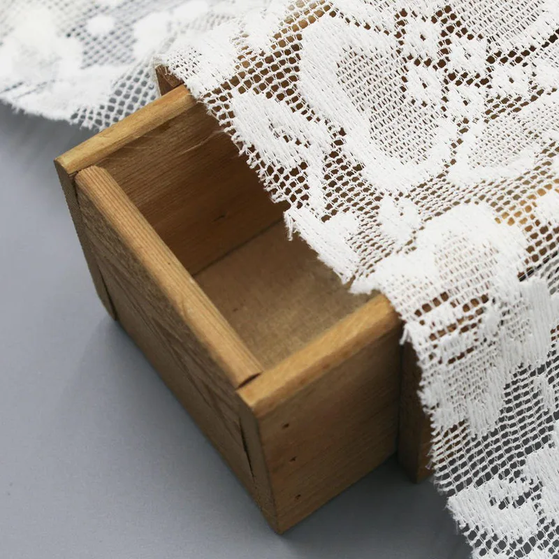 Polyester-Tüllspitzenstoff mit Blüten F2307 — Detail 2
