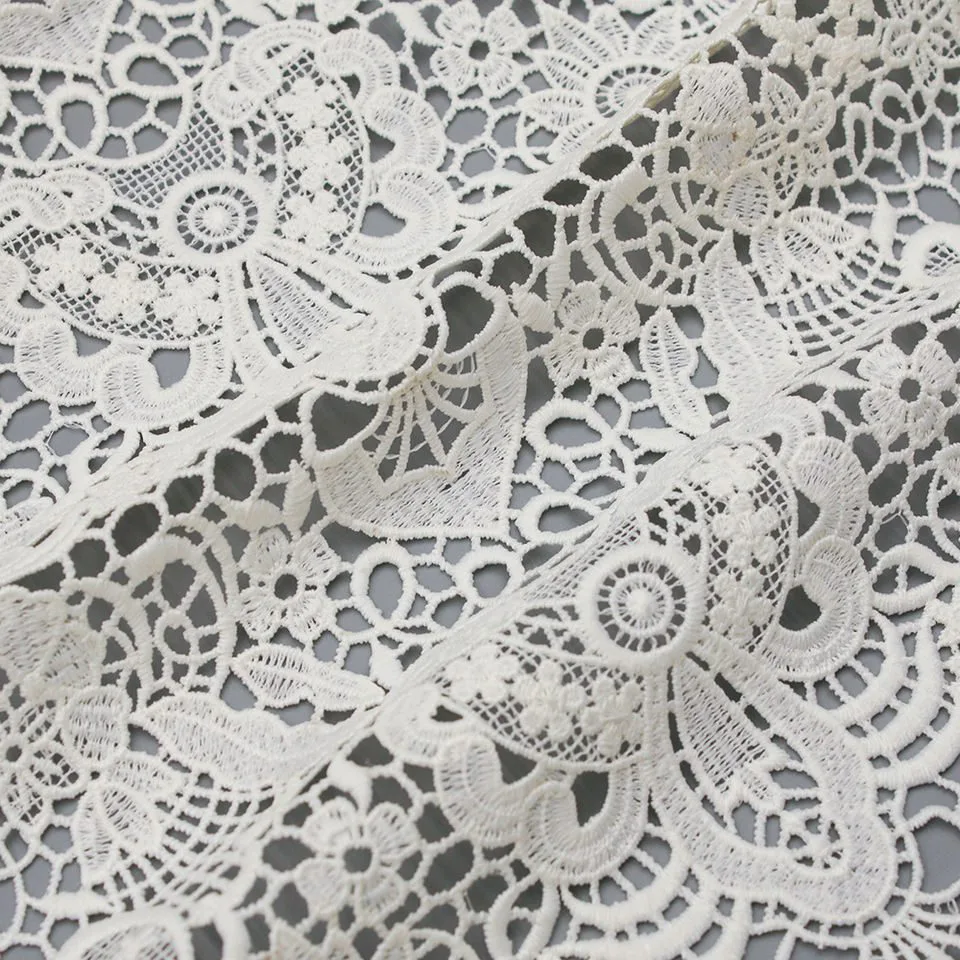 Floral Openwork Lace Fabric DT5355