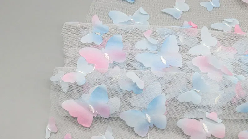 Butterfly Pattern Net Fabric 455 — detail 5