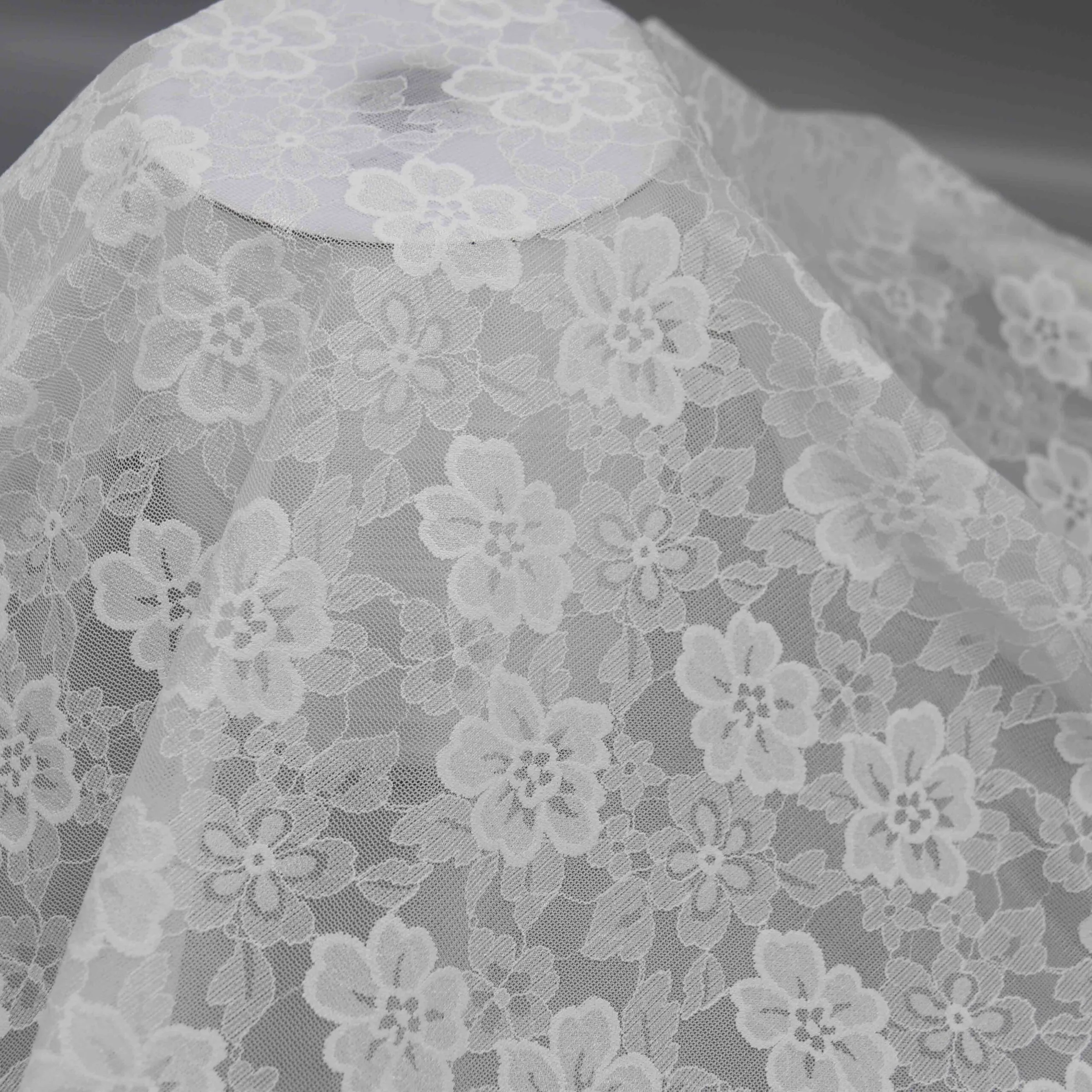 White Primrose Motif Lace HY-75725
