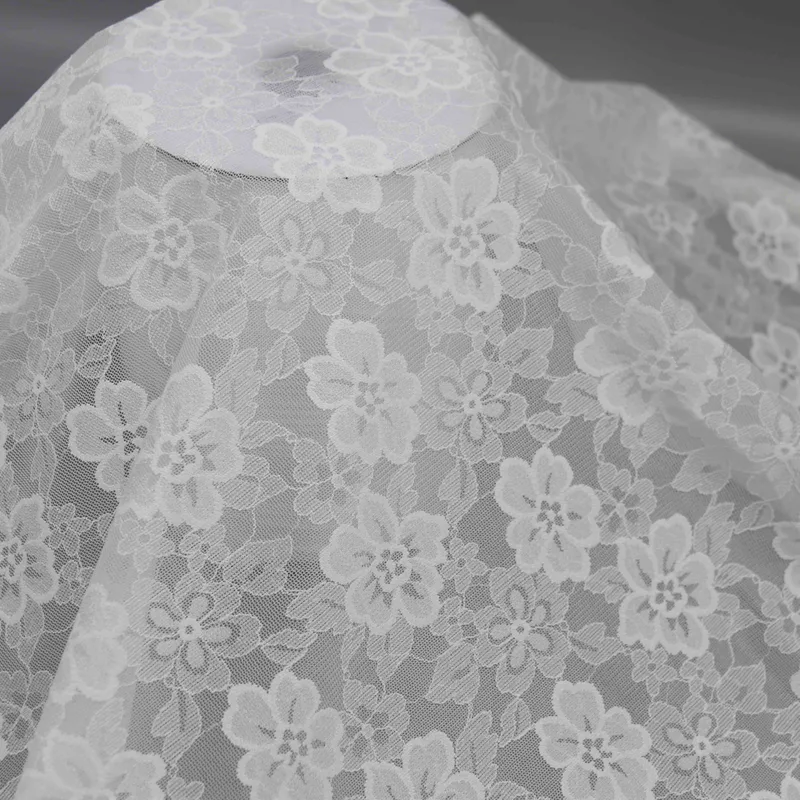 White Primrose Motif Lace HY-75725
