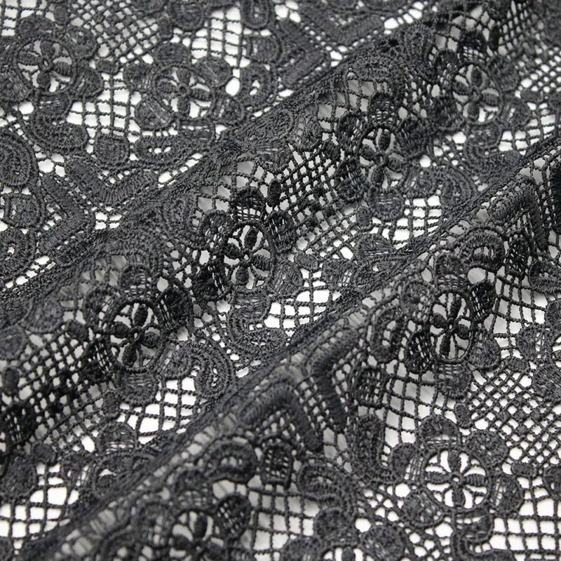 Raised Floral Lace Fabric KS-1192 — detail 2