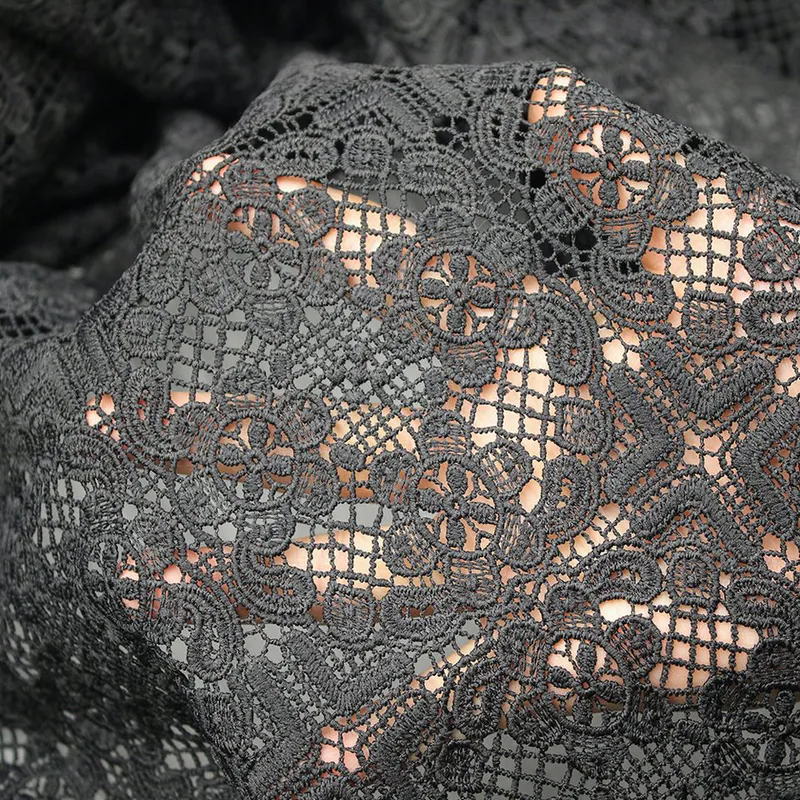 Sequin Guipure Style Lace Fabric KS1192 — detail 2