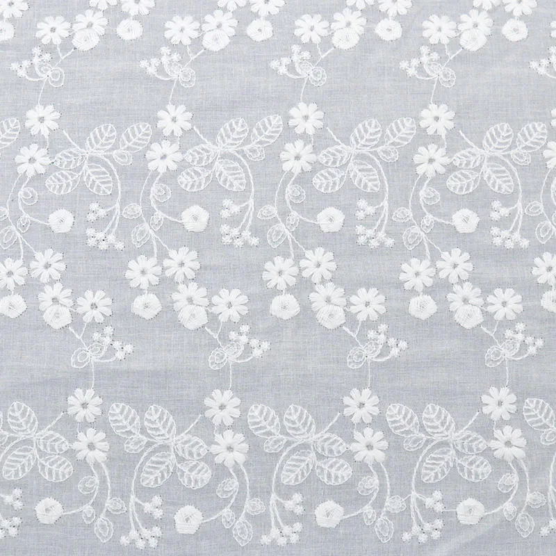 Cotton Embroidery Fabric YT-QS24668 — detail 4