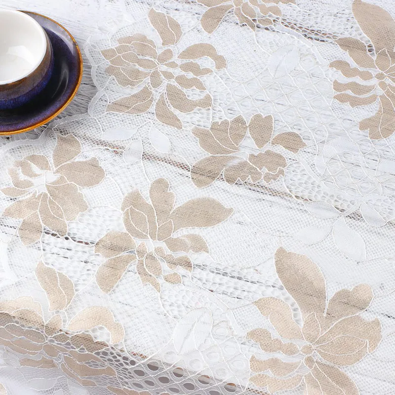 Floral Lace Fabric for Event Decor 8018 — detail 2