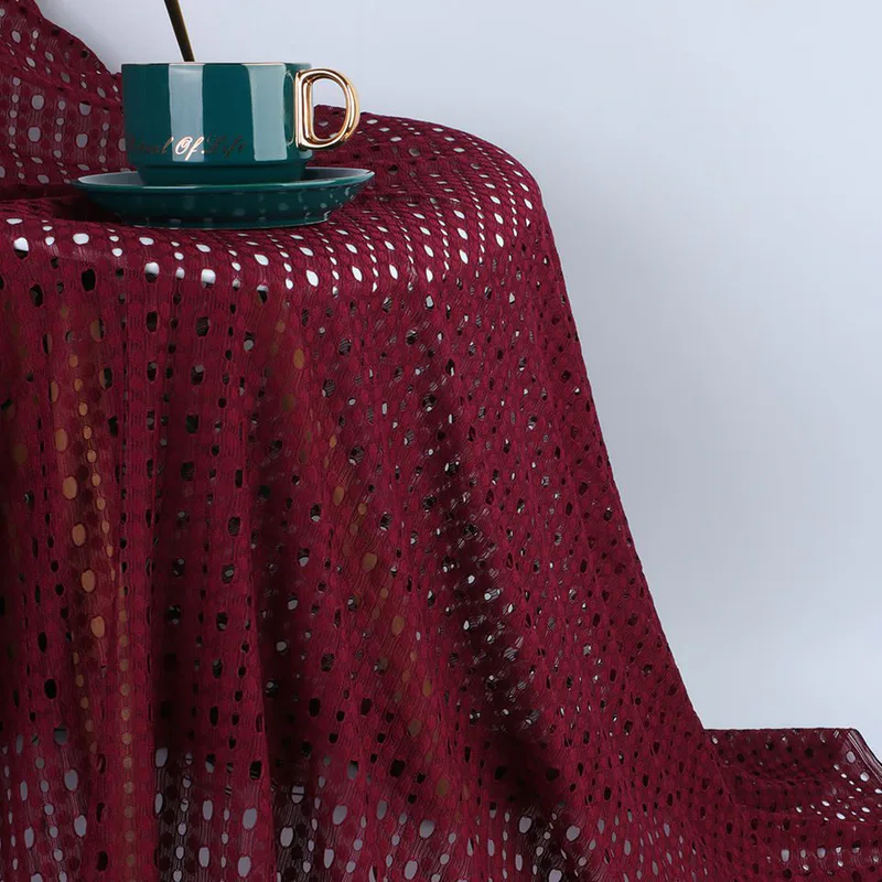 Floral Lace Fabric with Fringe Detail 4293 — detail 2