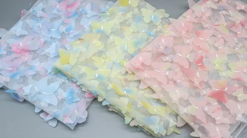 Butterfly Pattern Net Fabric 455 — detail 2