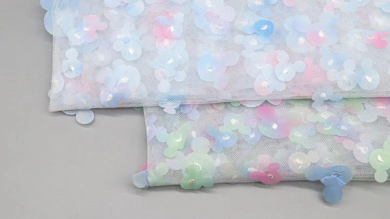 Dimensional Motif Mesh Fabric ZD007 — detail 2
