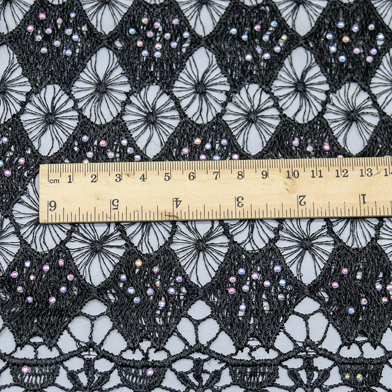 Cotton Embroidered Fabric YJ0006
