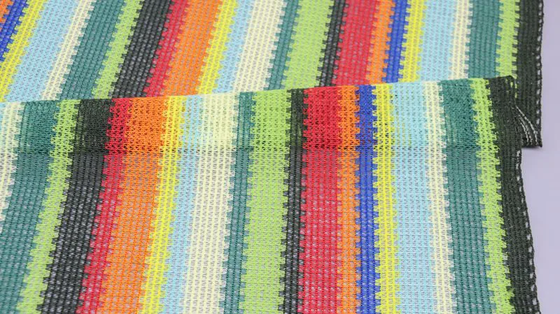 Striped Crochet Style Knit Fabric CF013 CF014 CF015 — detail 3