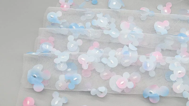 Dimensional Motif Mesh Fabric ZD007 — detail 4