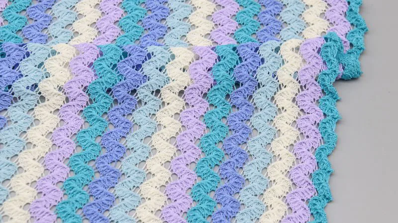 Striped Openwork Fabric Designs CF023 CF024 CF025 — detail 4