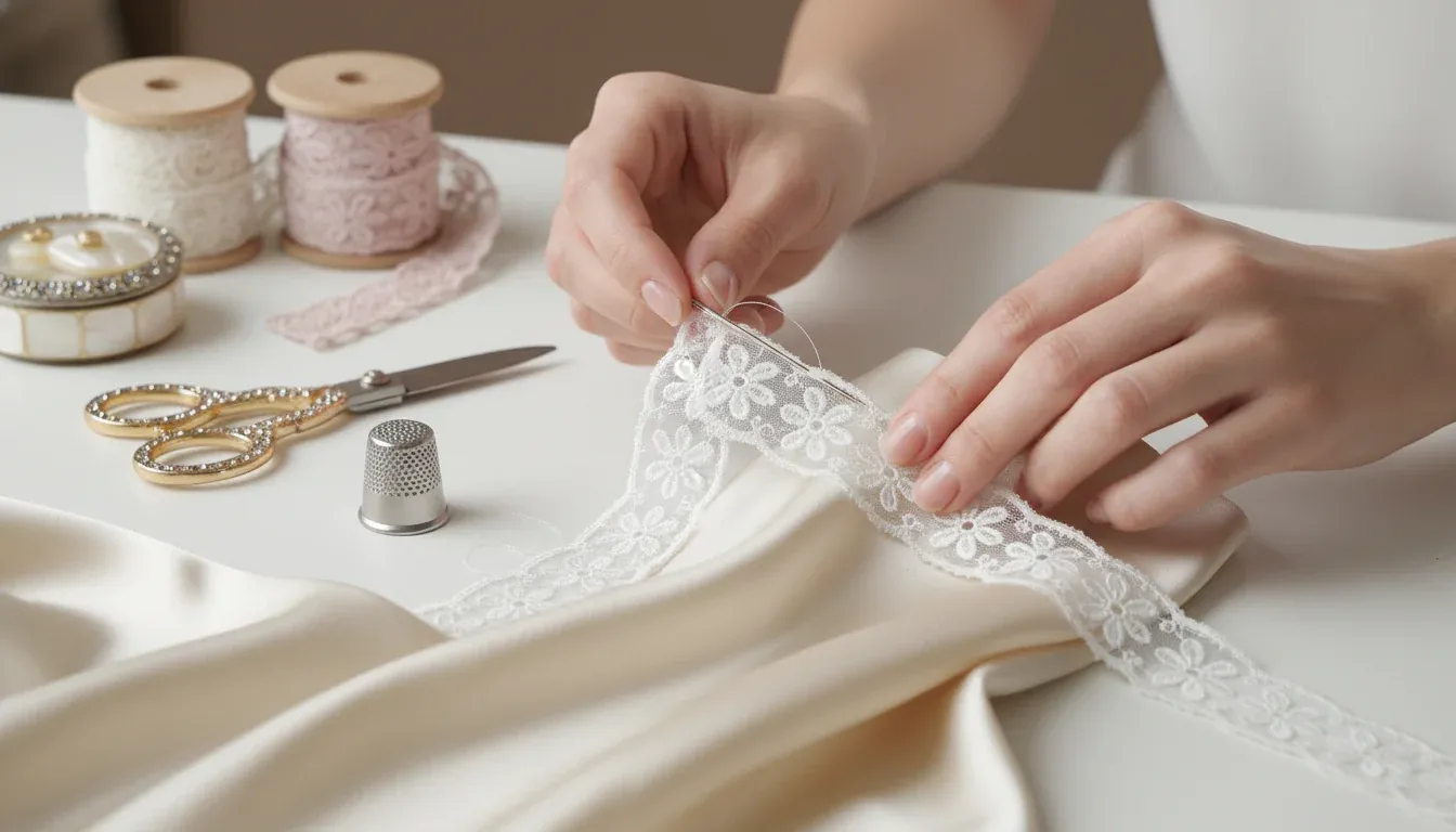 Guía paso a paso: coser tiras de bordado inglés para principiantes" Guía paso a paso: coser tiras de bordado inglés para principiantes - Imagen 3 Guía paso a paso: coser tiras de bordado inglés para principiantes" Guía paso a paso: coser tiras de bordado inglés para principiantes - Imagen 3