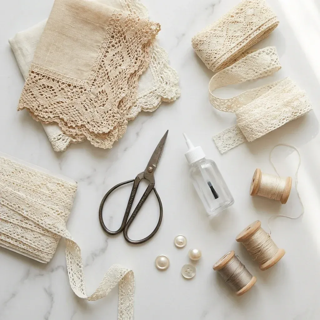Kreativarbeiten mit Spitze: 25+ Ideen für Upcycling bei Kleidung, Wohnen und Geschenken Kreativarbeiten mit Spitze: 25+ Ideen für Upcycling bei Kleidung, Wohnen und Geschenken